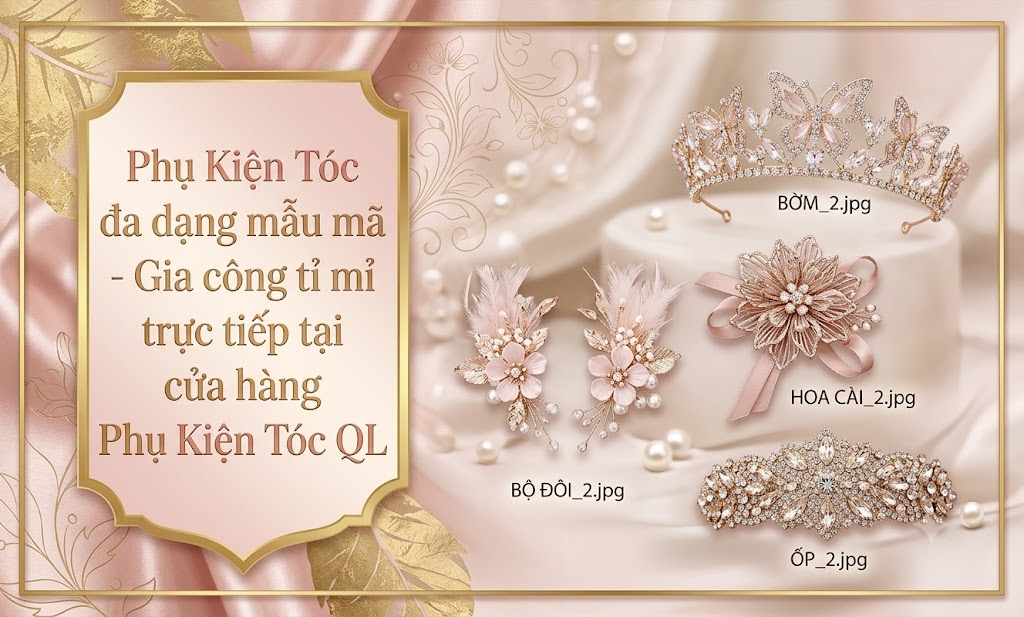 Dây chuyền máy móc hiện đại tại xưởng Gia Công Phụ Kiện Tóc Thủ Đức