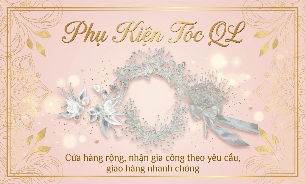 Kho hàng rộng lớn tại hệ thống Phụ Kiện Tóc QL